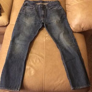 Men’s bull head gravels slim jeans